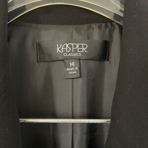 Kasper Elegant Black Suit Jacket